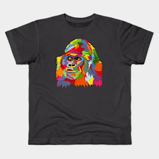 Gorilla Head Kids T-Shirt